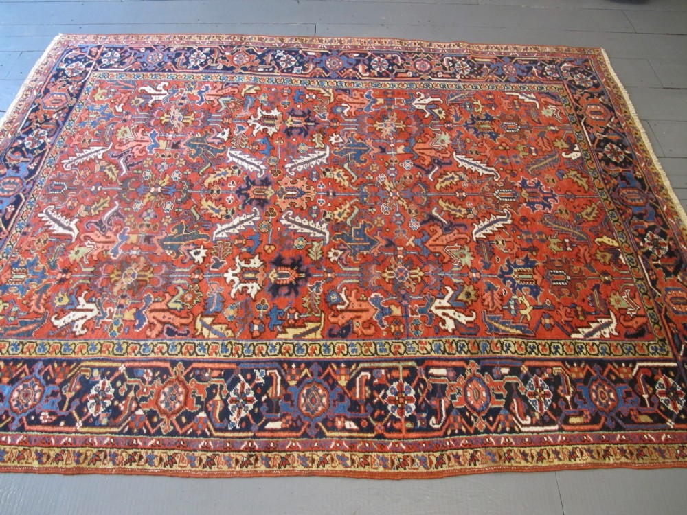 Small All-Over Design Heriz Carpet, Circa 1920, 2.84m x 2.20m View IX
