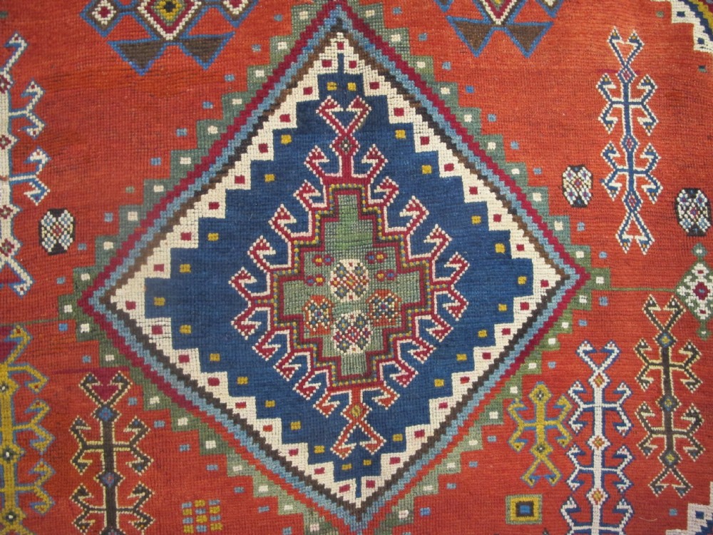 Persian Gabbeh Rug, Circa 1880, 2.80m x 1.65m View V
