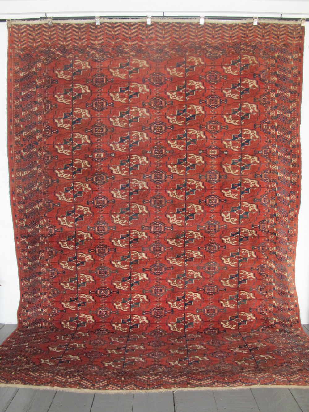 Tekke Main Carpet, Central Asia, Circa 1880, 3.60m x 2.60m