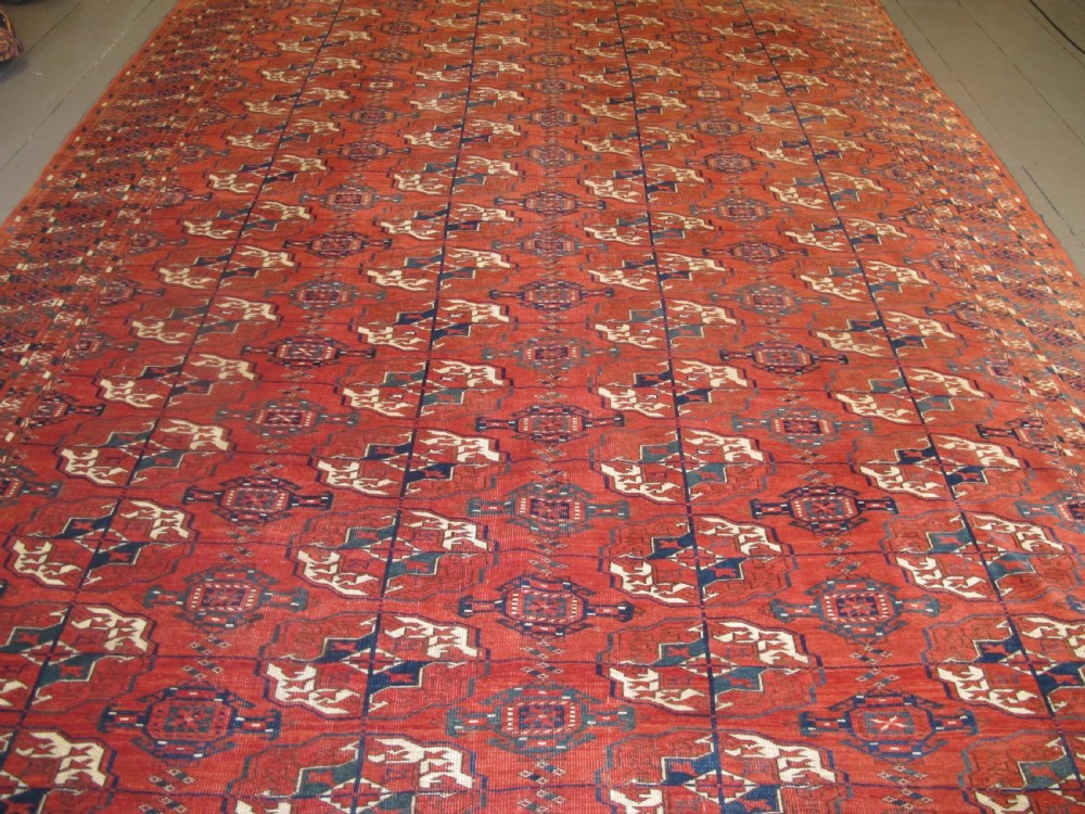 Tekke Main Carpet, Central Asia, Circa 1880, 3.60m x 2.60m View III
