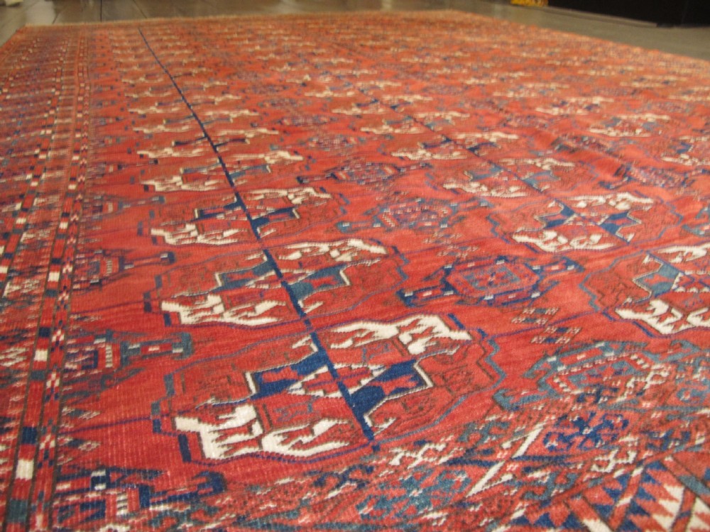 Tekke Main Carpet, Central Asia, Circa 1880, 3.60m x 2.60m View VI