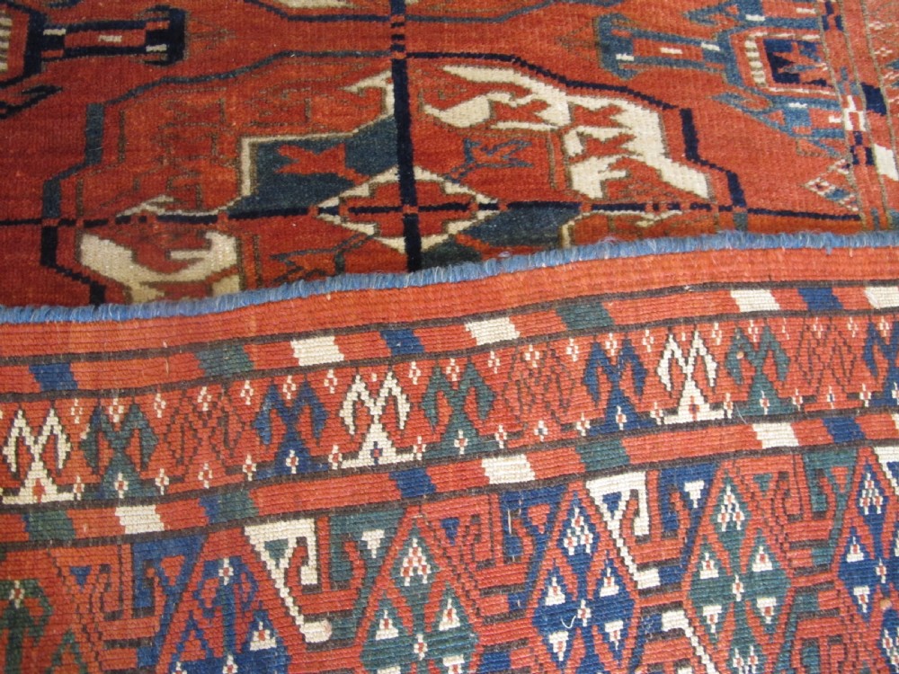 Tekke Main Carpet, Central Asia, Circa 1880, 3.60m x 2.60m View X