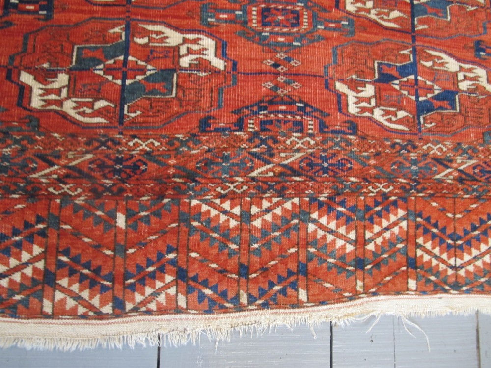 Tekke Main Carpet, Central Asia, Circa 1880, 3.60m x 2.60m View XI