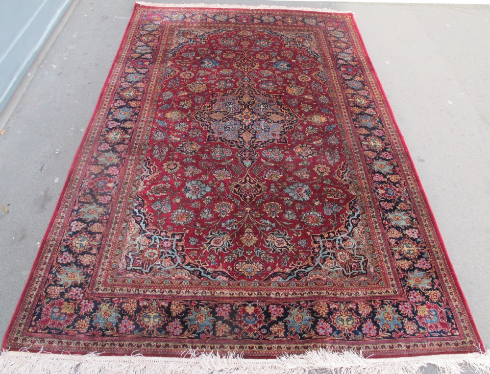 Fine Silk Keshan Rug, Persia, Circa 1930, 2.11m x 1.32m