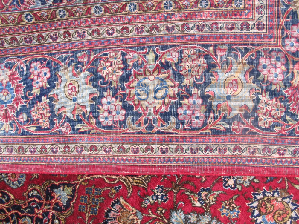 Fine Silk Keshan Rug, Persia, Circa 1930, 2.11m x 1.32m View VII