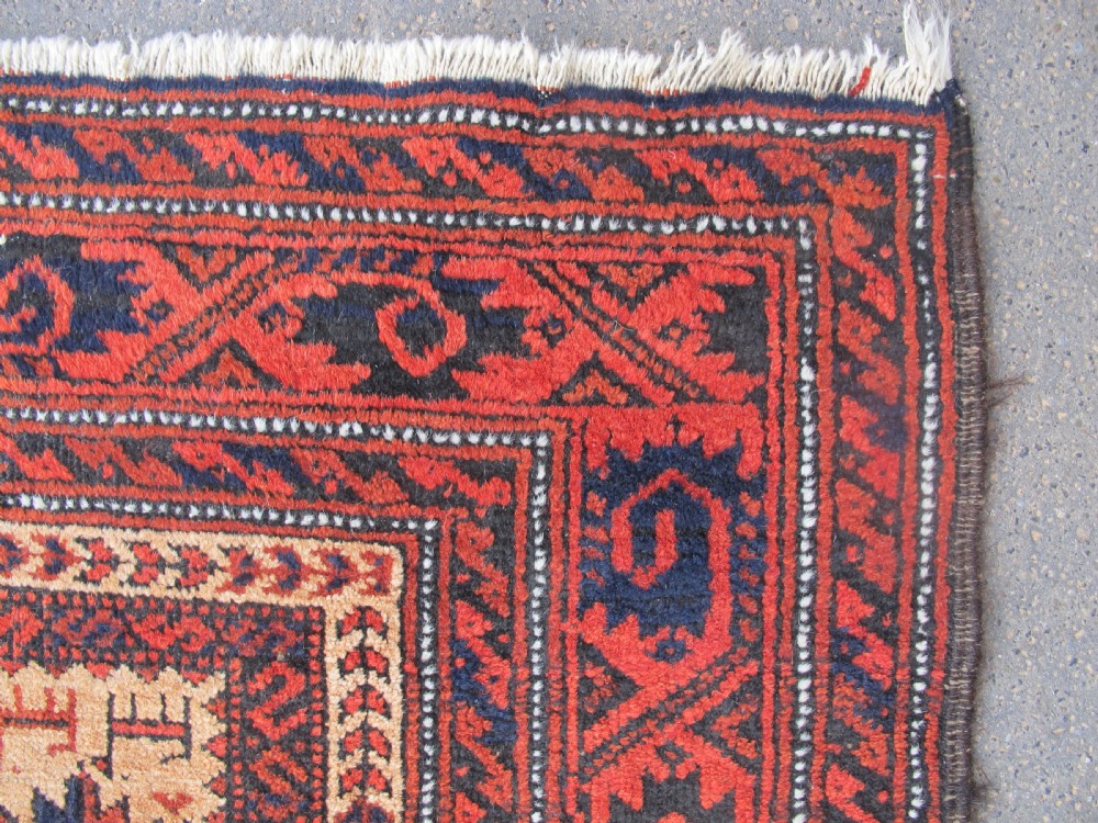 Belouch Prayer Rug, Circa 1880, 1.63m x 0.87m View II