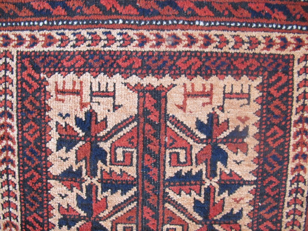 Belouch Prayer Rug, Circa 1880, 1.63m x 0.87m View III