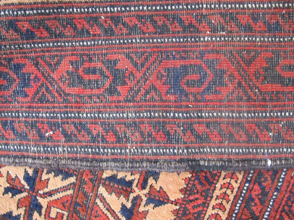 Belouch Prayer Rug, Circa 1880, 1.63m x 0.87m View IV