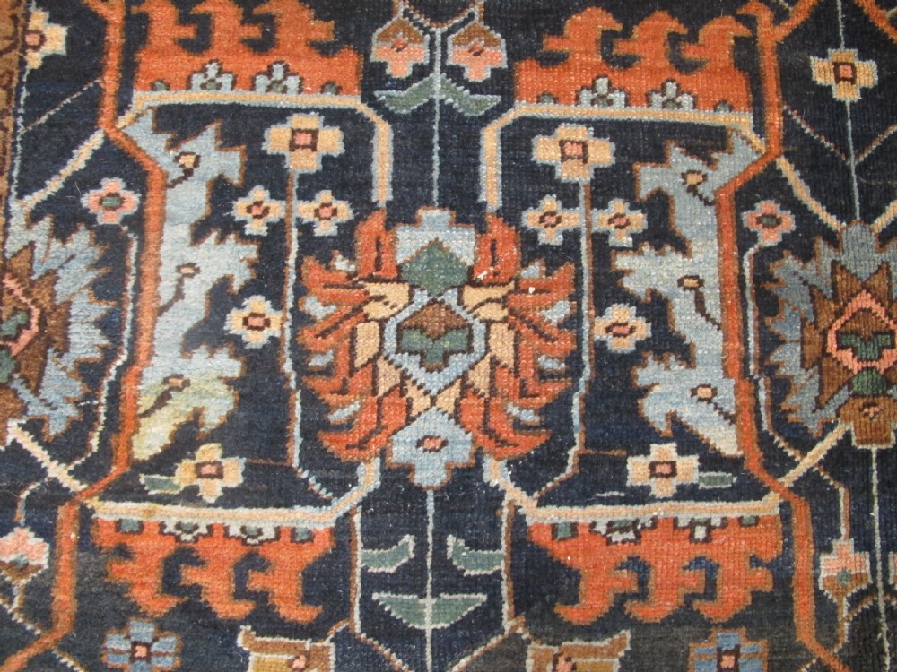 Unusual Heriz Carpet, Circa 1880, 2.62m x 2.05m View VI
