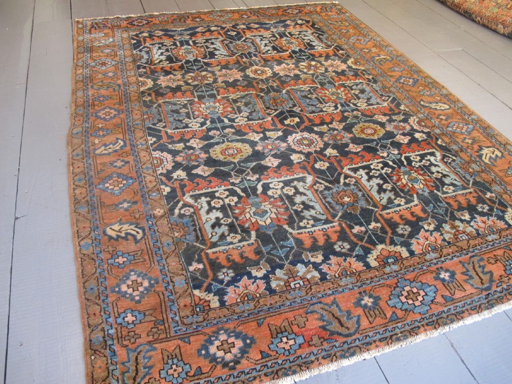 Unusual Heriz Carpet, Circa 1880, 2.62m x 2.05m View VII