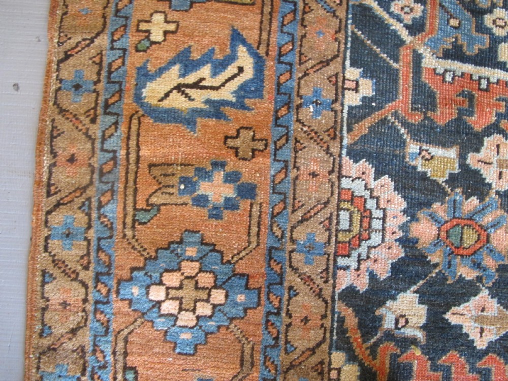 Unusual Heriz Carpet, Circa 1880, 2.62m x 2.05m View X