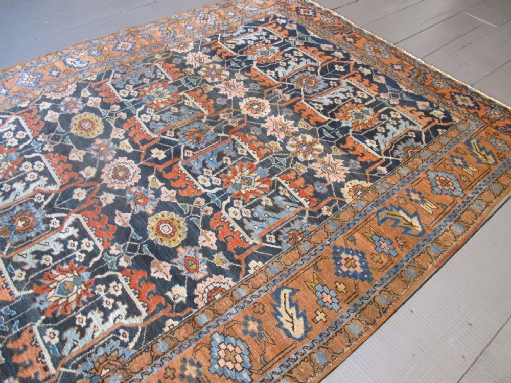 Unusual Heriz Carpet, Circa 1880, 2.62m x 2.05m View XI