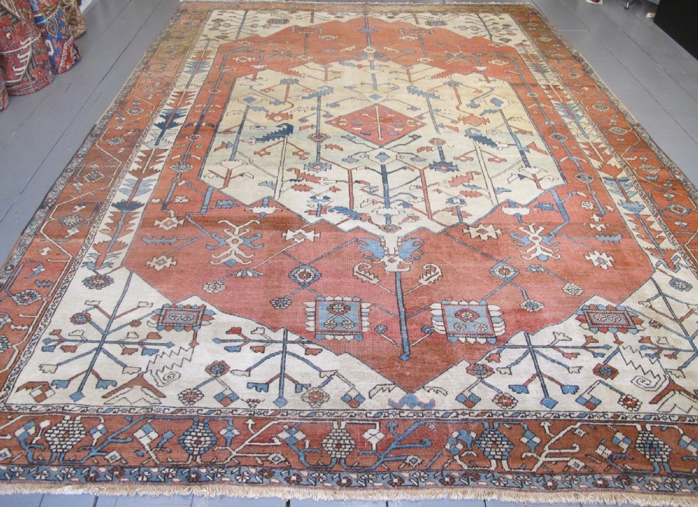 Antique Serapi Carpet, North-West Persia, Circa 1870, 3.88m x 2.87m