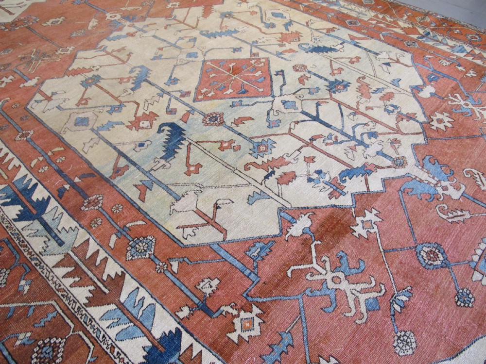 Antique Serapi Carpet, North-West Persia, Circa 1870, 3.88m x 2.87m View XI