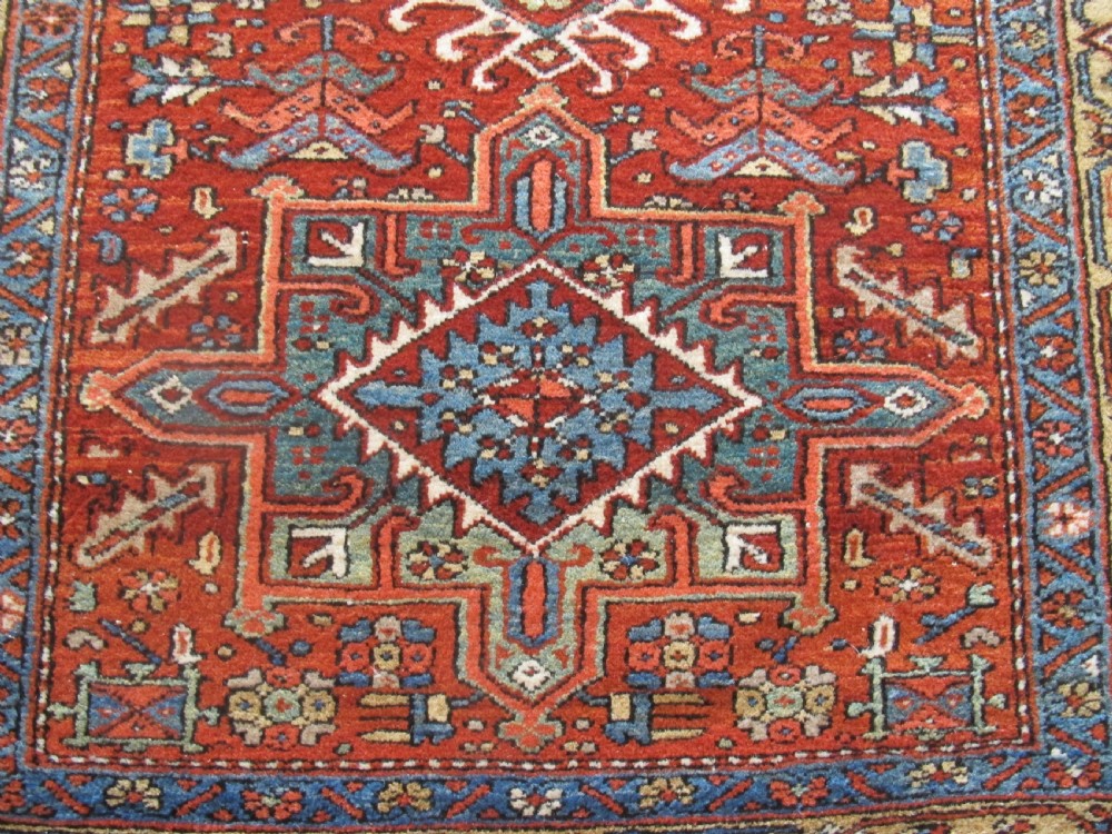 Persian Karaja Rug, Circa 1880, 2.06m x 1.36m View IV