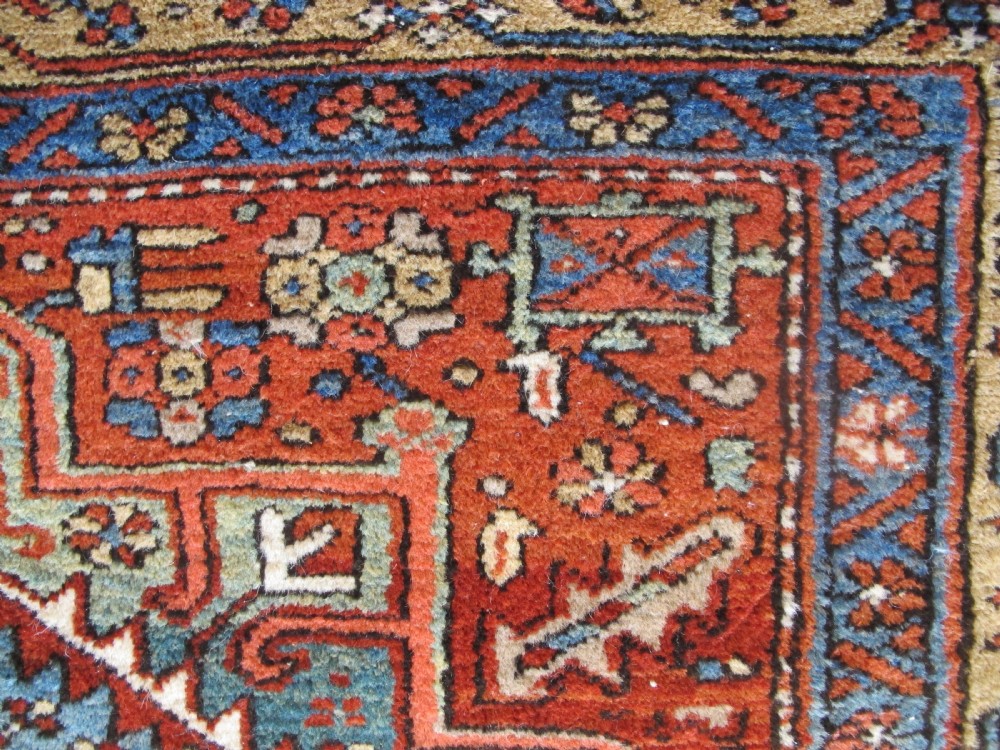Persian Karaja Rug, Circa 1880, 2.06m x 1.36m View VI