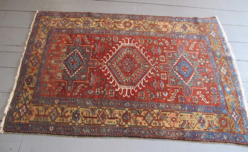 Persian Karaja Rug, Circa 1880, 2.06m x 1.36m View X