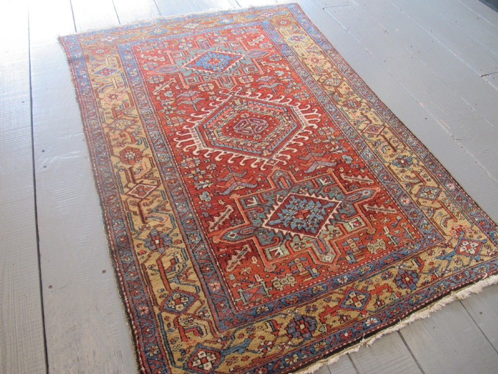 Persian Karaja Rug, Circa 1880, 2.06m x 1.36m View XII