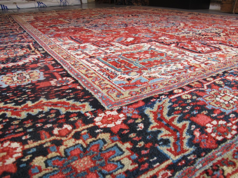 Very Handsome Heriz Carpet, Circa 1900, 3.80m x 3.00m View III