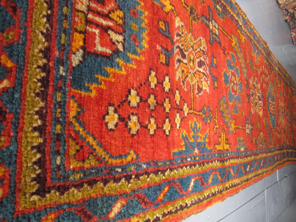 Oushak Runner, Western Turkey, circa 1890, 3.50m x 0.89 (10'6