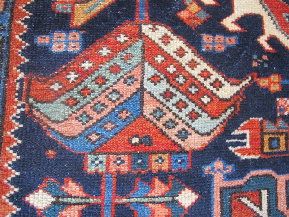 Fine Karaja Rug, North-West Persia, circa 1870, 1.95m x 1.48m (6'4