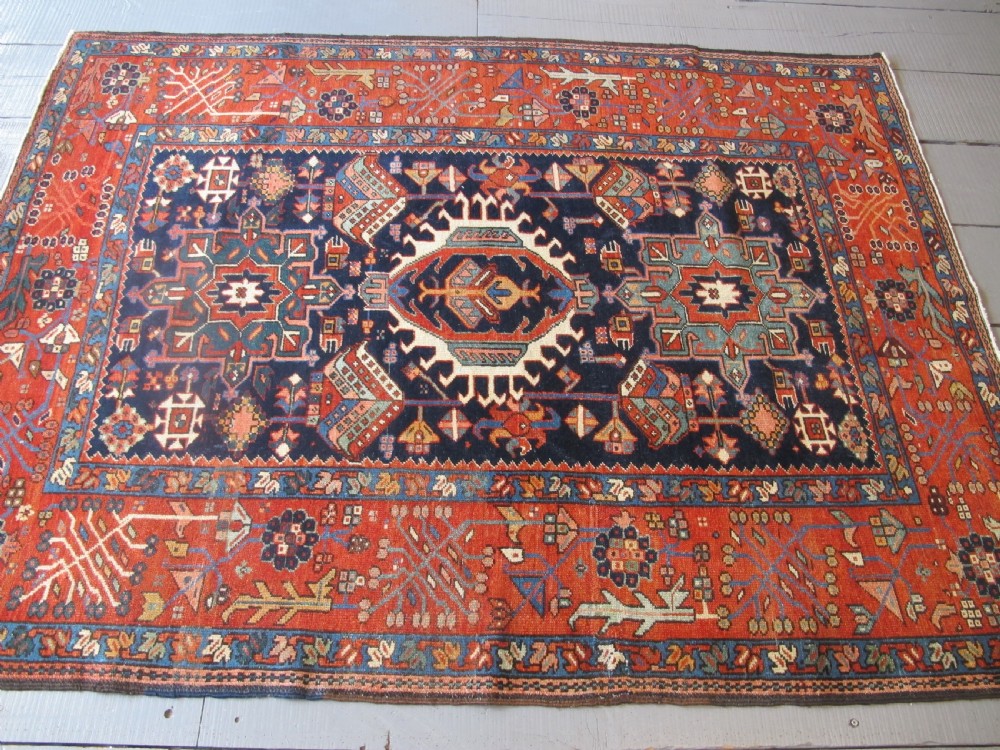 Fine Karaja Rug, North-West Persia, circa 1870, 1.95m x 1.48m (6'4