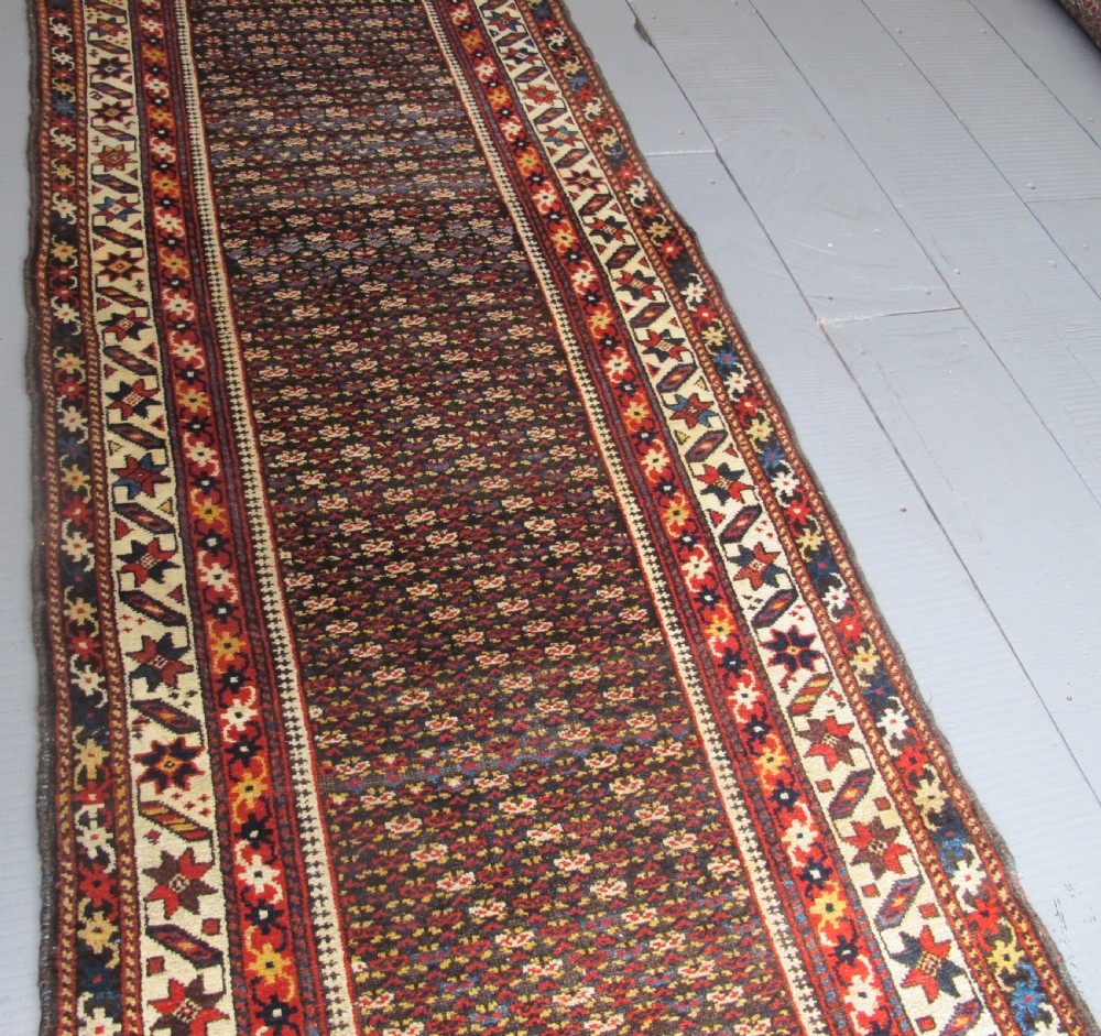 19th century Kurdish Runner, West Persia, 3.20m x 0.92m View XI