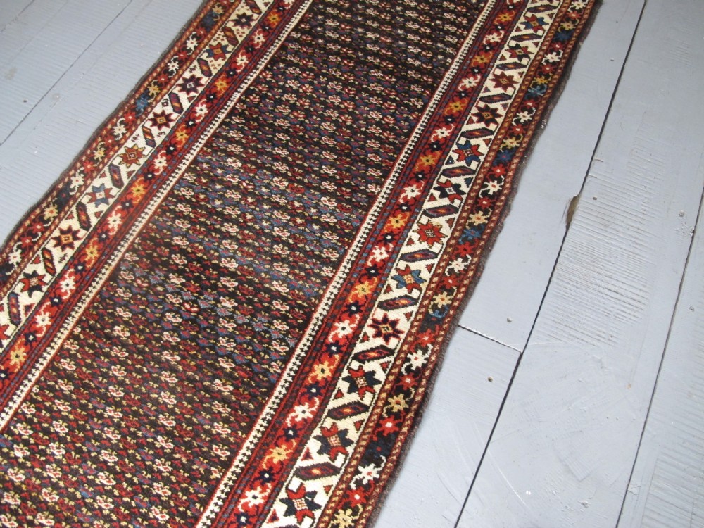 19th century Kurdish Runner, West Persia, 3.20m x 0.92m View XII