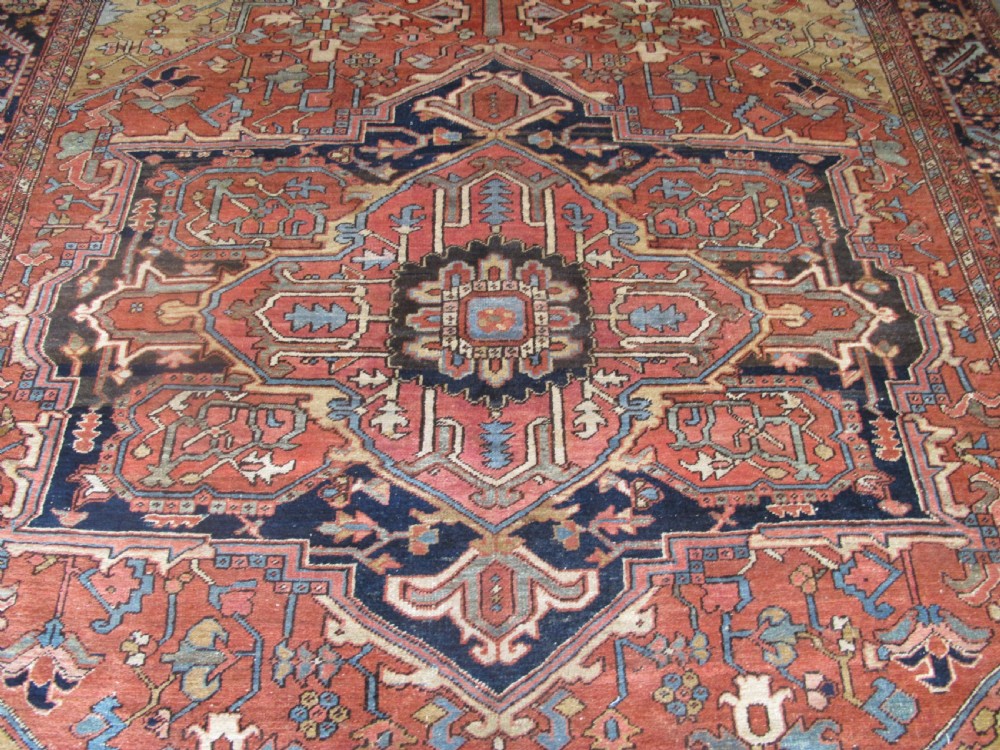 Large Heriz Carpet With Pale Colours, 4.60m x 3.35m (15'1