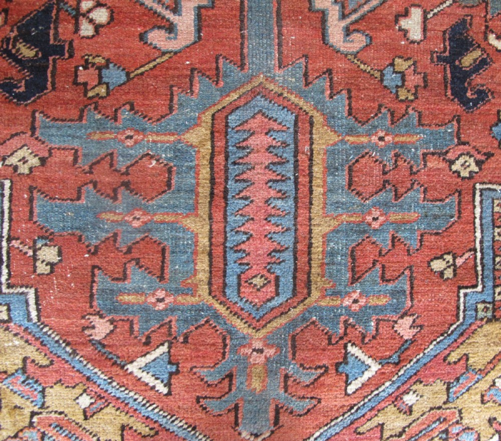 Large Heriz Carpet With Pale Colours, 4.60m x 3.35m (15'1