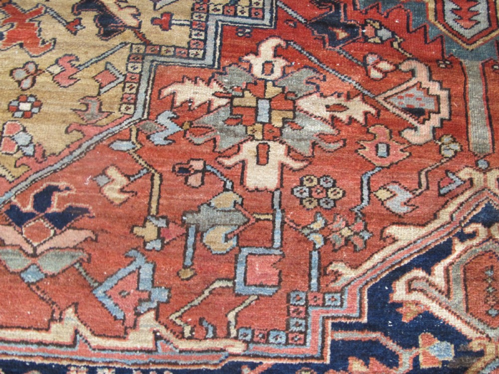 Large Heriz Carpet With Pale Colours, 4.60m x 3.35m (15'1