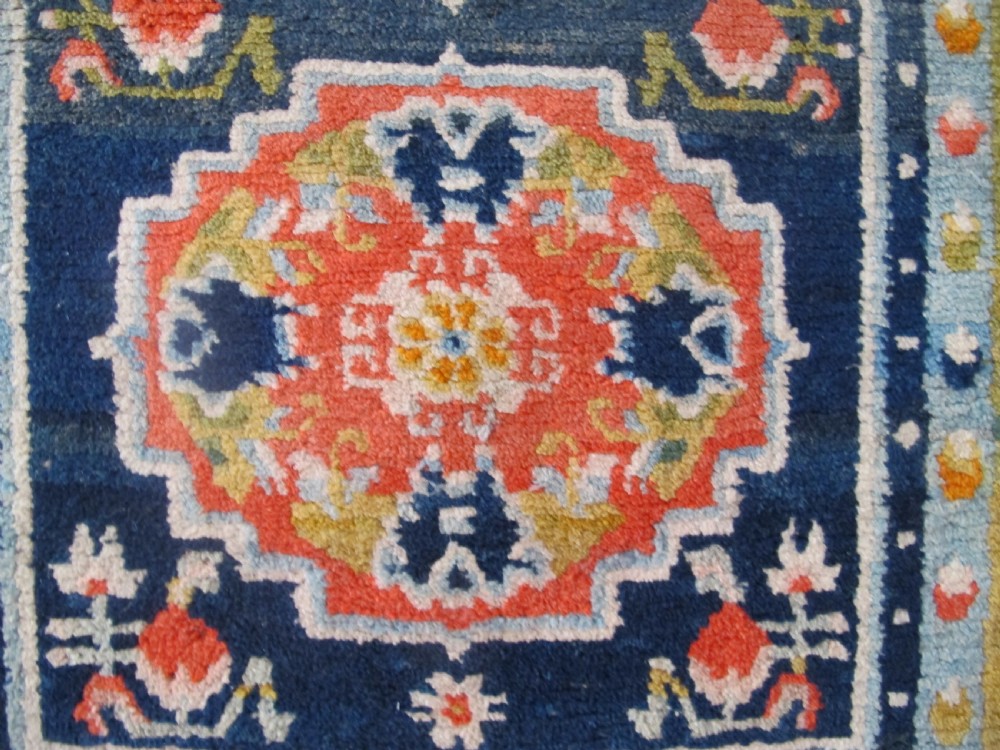 Antique Tibetan Rug, 1.29m x 0.99m (4'2