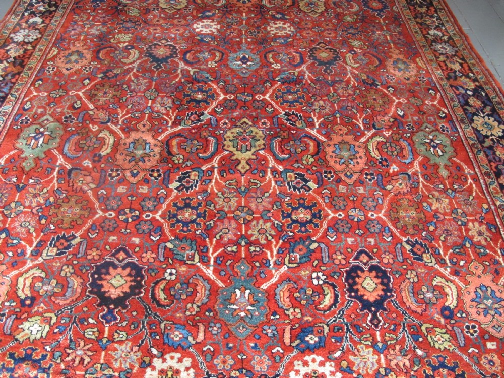 Colourful Mahal Carpet, Persia, Circa 1910, 3.70m x 2.78m (12'1