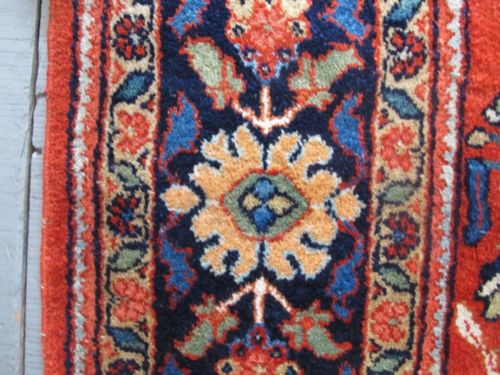 Colourful Mahal Carpet, Persia, Circa 1910, 3.70m x 2.78m (12'1