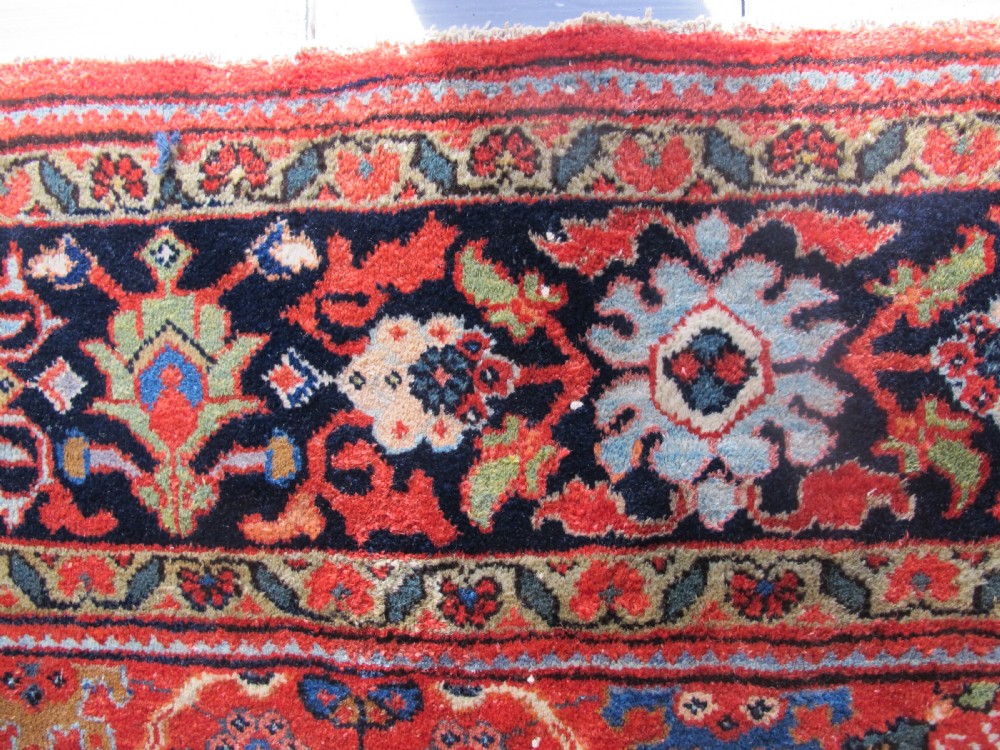 Colourful Mahal Carpet, Persia, Circa 1910, 3.70m x 2.78m (12'1
