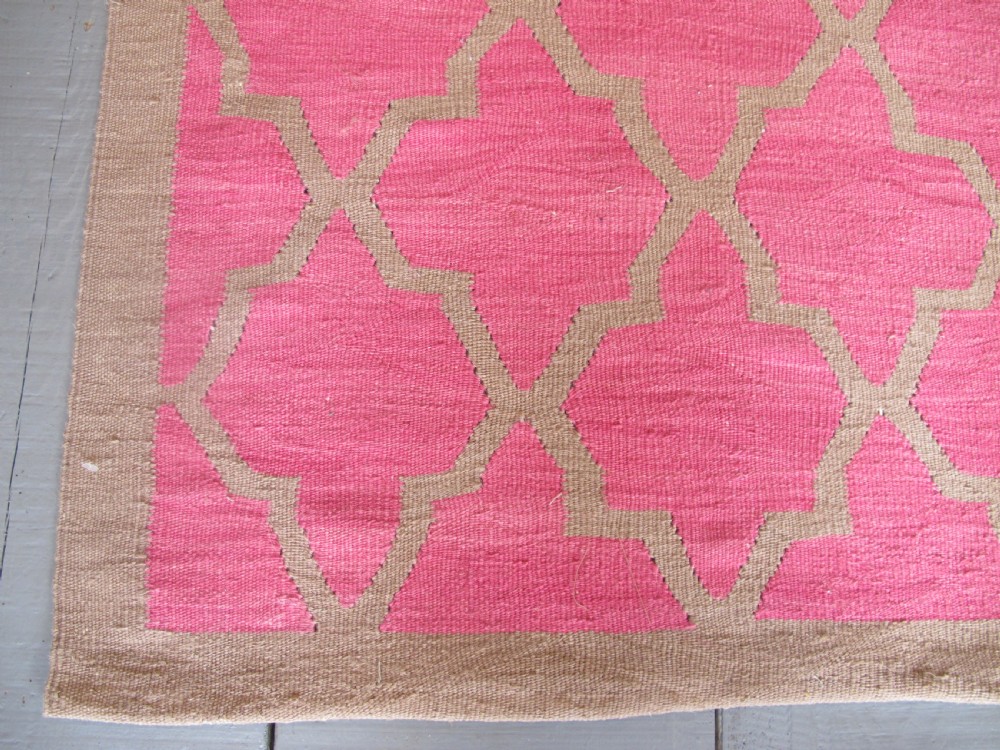 A Very Pretty Indian Wool Dhurrie, Circa 1900, 3.75m x 2.45m (12'3