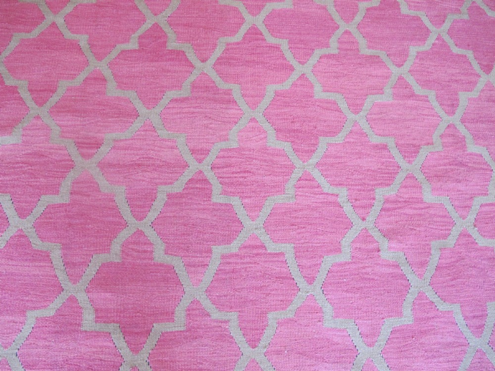 A Very Pretty Indian Wool Dhurrie, Circa 1900, 3.75m x 2.45m (12'3