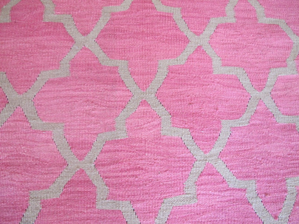 A Very Pretty Indian Wool Dhurrie, Circa 1900, 3.75m x 2.45m (12'3