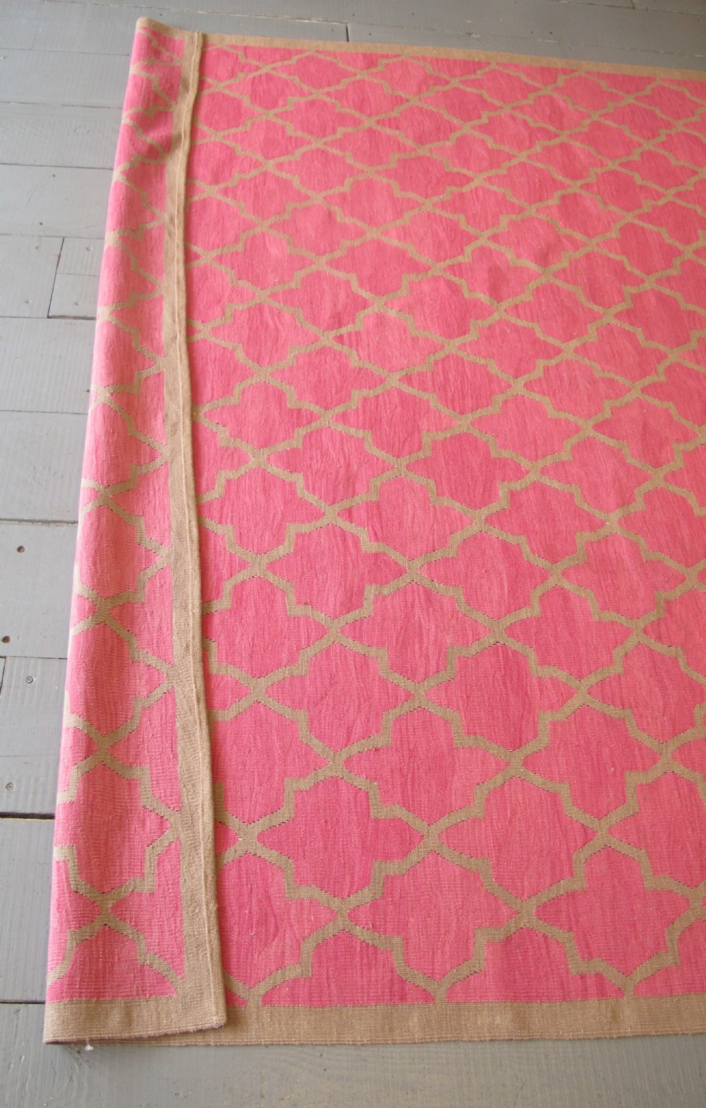 A Very Pretty Indian Wool Dhurrie, Circa 1900, 3.75m x 2.45m (12'3