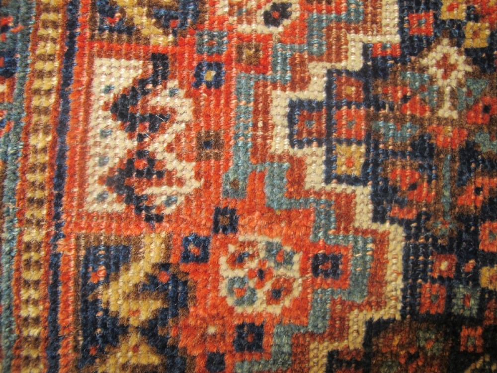 Pretty Persian Tribal Wool Rug, Circa 1890, 1.53m x 1.02m View VI