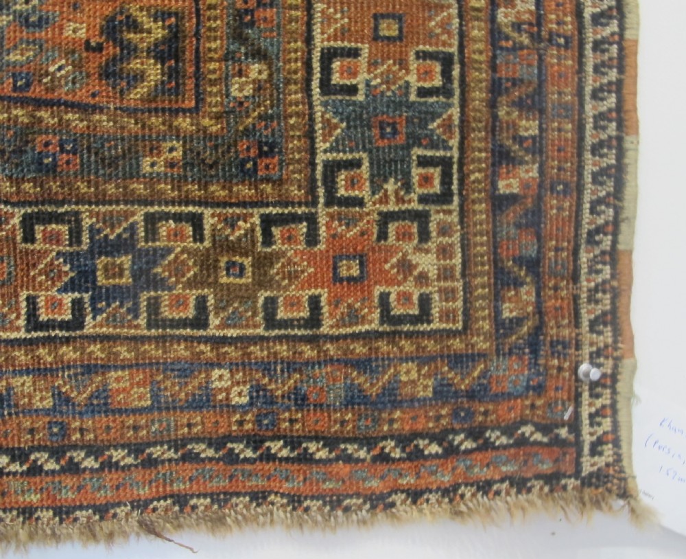 Pretty Persian Tribal Wool Rug, Circa 1890, 1.53m x 1.02m View IX