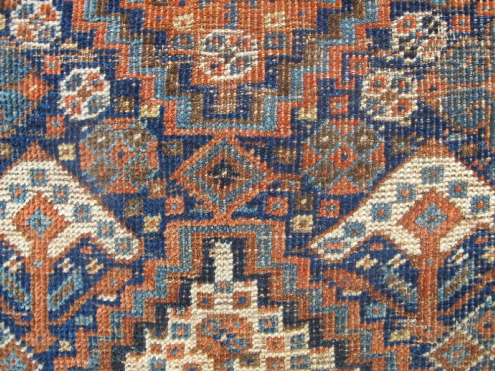 Pretty Persian Tribal Wool Rug, Circa 1890, 1.53m x 1.02m View XI
