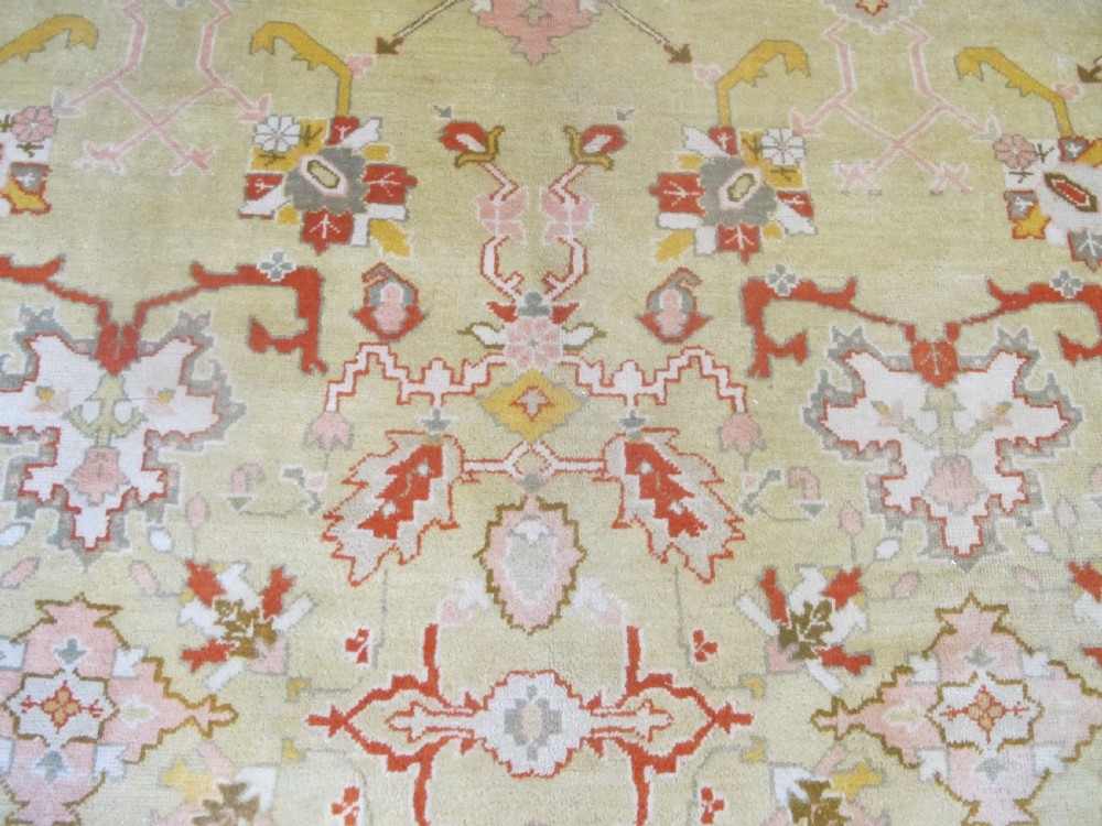 Antique Oushak Wool Carpet, 3.91m x 2.92m (11'10