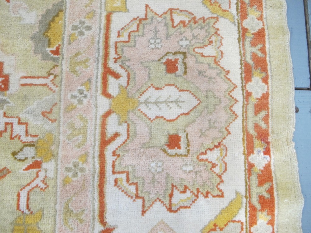 Antique Oushak Wool Carpet, 3.91m x 2.92m (11'10