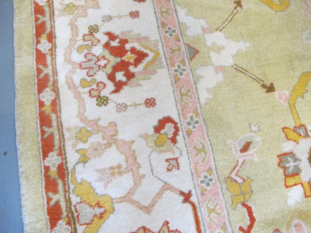 Antique Oushak Wool Carpet, 3.91m x 2.92m (11'10