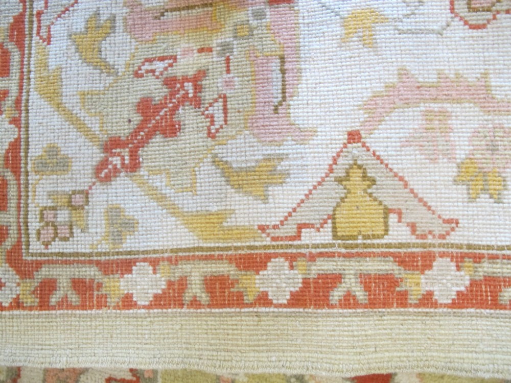 Antique Oushak Wool Carpet, 3.91m x 2.92m (11'10