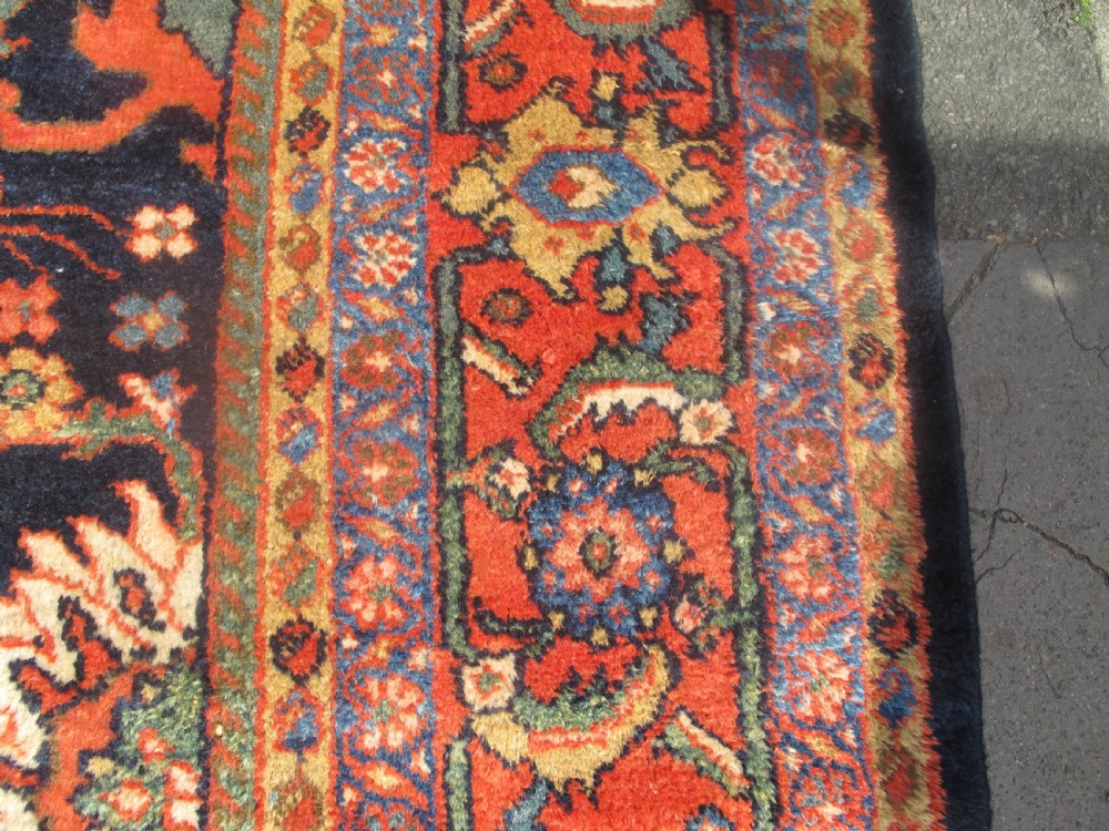 Decorative Mahal Wool Carpet, West Persia, Circa 1910, 3.55m x 2.63m (11' 8