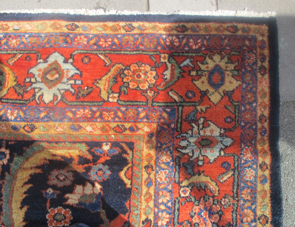 Decorative Mahal Wool Carpet, West Persia, Circa 1910, 3.55m x 2.63m (11' 8