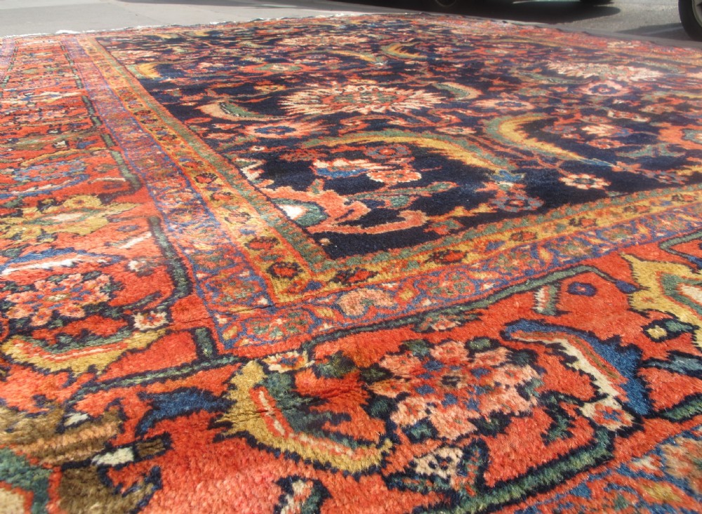 Decorative Mahal Wool Carpet, West Persia, Circa 1910, 3.55m x 2.63m (11' 8