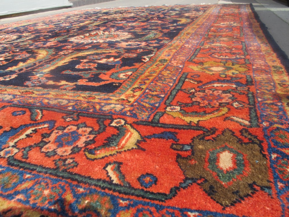 Decorative Mahal Wool Carpet, West Persia, Circa 1910, 3.55m x 2.63m (11' 8